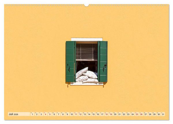 Produktbild: Minimal Burano (hochwertiger Premium Wandkalender 2026 DIN A2 quer), Kunstdruck in Hochglanz