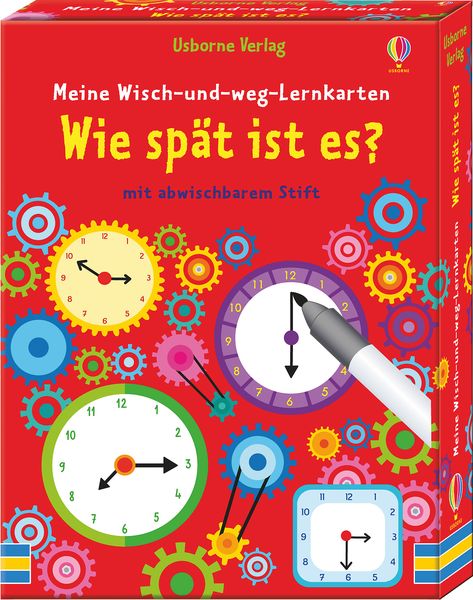 Meine Wisch-und-weg-Lernkarten: Wie spät ist es?