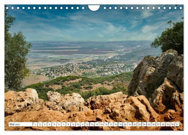Produktbild: Biblische Orte in Israel mit Bibelstellen (Wandkalender 2027 DIN A4 quer), CALVENDO Monatskalender