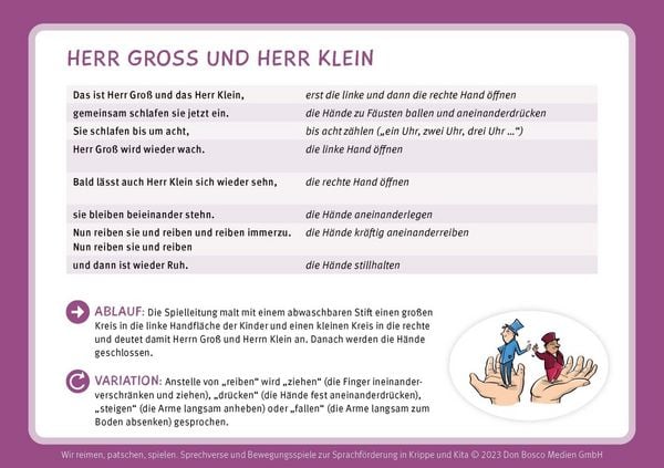 Produktbild: Wir reimen, patschen, spielen