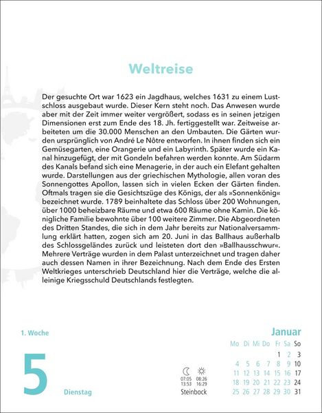 Produktbild: Stefan Heine Gehirnjogging Tagesabrei&szlig;kalender 2027