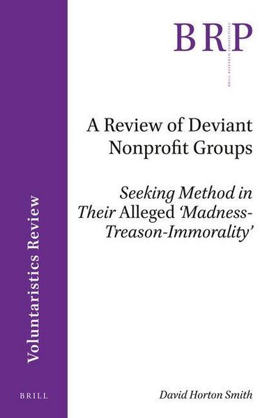 Produktbild: A Review of Deviant Nonprofit Groups