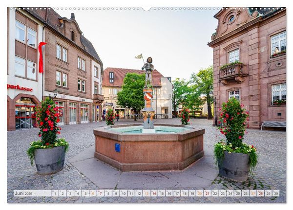 Produktbild: Ettlingen Impressionen (Wandkalender 2026 DIN A2 quer), CALVENDO Monatskalender