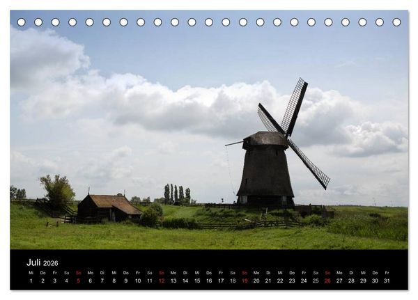 Produktbild: Ein fotografischer Streifzug durch Holland (Tischkalender 2026 DIN A5 quer), CALVENDO Monatskalender