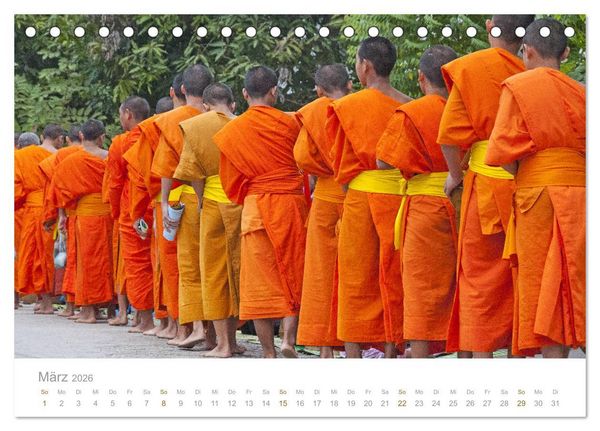 Produktbild: Geheimnisvolles Indochina Kambodscha, Laos, Vietnam (Tischkalender 2026 DIN A5 quer), CALVENDO Monatskalender