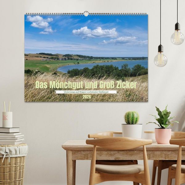 Produktbild: Das M&ouml;nchgut und Gro&szlig; Zicker (Wandkalender 2026 DIN A2 quer), CALVENDO Monatskalender