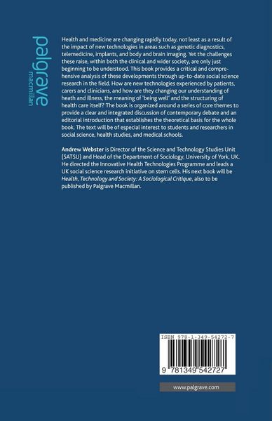 Produktbild: New Technologies in Health Care