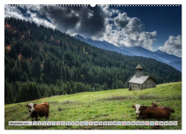 Produktbild: Un automne en Haute-Savoie (Calendrier mural 2026 DIN A2 vertical) calendrier de bureau