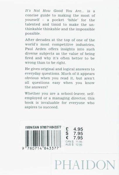 Produktbild: It's Not How Good You Are, It's How Good You Want to Be