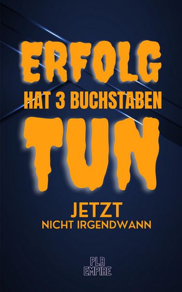 Produktbild: Erfolg hat 3 Buchstaben - TUN