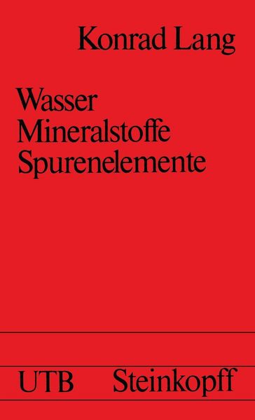 Produktbild: Wasser, Mineralstoffe, Spurenelemente