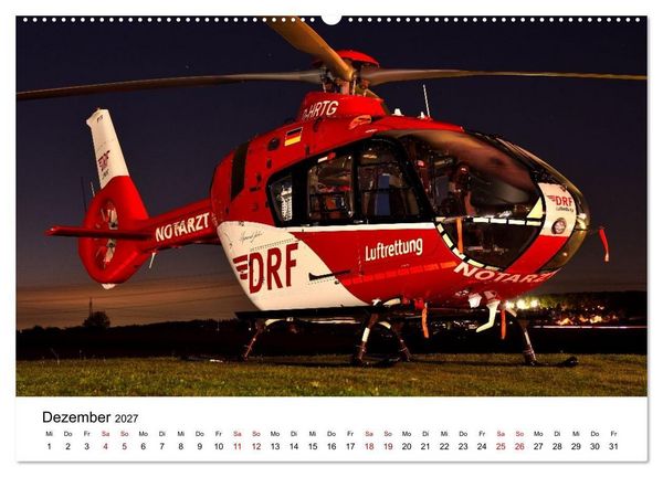 Produktbild: Hubschrauberdynamik in allen Facetten (hochwertiger Premium Wandkalender 2027 DIN A2 quer), Kunstdruck in Hochglanz