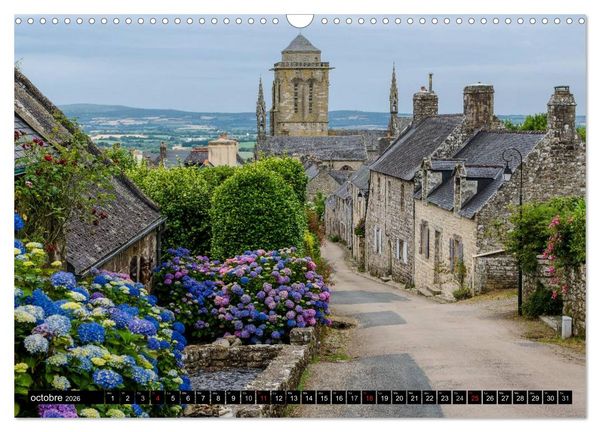 Produktbild: Bretagne Un r&ecirc;ve en couleurs (Calendrier mural 2026 DIN A3 vertical), CALVENDO calendrier mensuel