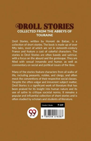 Produktbild: Droll Stories Collected From The Abbeys Of Touraine