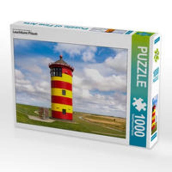 CALVENDO Puzzle Leuchtturm Pilsum | 1000 Teile Lege-Größe 64x48cm Foto-Puzzle für glückliche Stunden