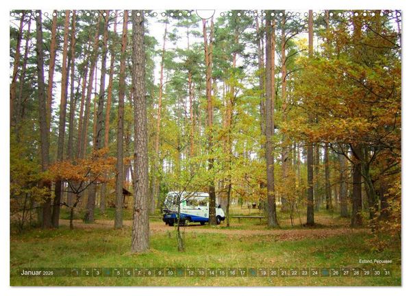 Produktbild: Vanlife - Leben, fahren, frei sein mit dem Wohnmobil (Wandkalender 2026 DIN A3 quer), CALVENDO Monatskalender