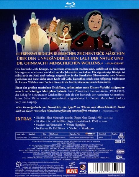 Produktbild: Die zwölf Monate (1955) (Filmjuwelen / DEFA-Märchen)