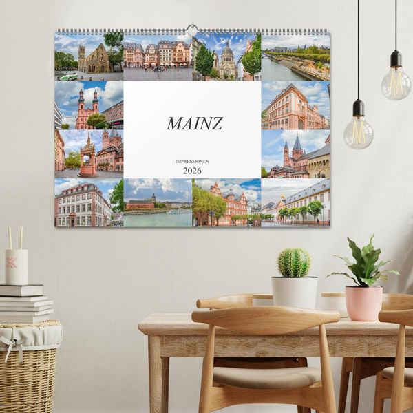 Produktbild: Mainz Impressionen (Wandkalender 2026 DIN A2 quer), CALVENDO Monatskalender