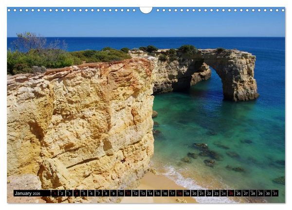 Produktbild: Algarve - The most beautiful European coast (Wall Calendar 2026 DIN A3 landscape), CALVENDO 12 Month Wall Calendar