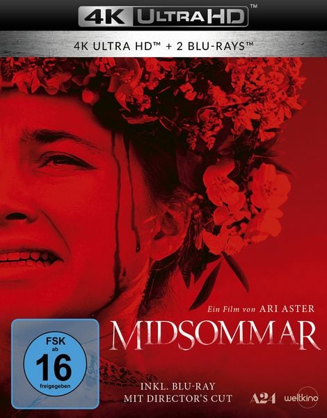 Produktbild: Midsommar - Das B&ouml;se wird ans Licht kommen (+ Blu-ray 2D Kinofassung + Blu-ray 2D Director's Cut)