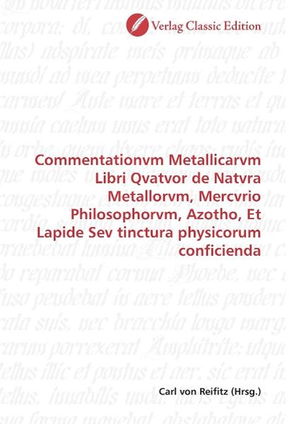 Produktbild: Commentationvm Metallicarvm Libri Qvatvor de Natvra Metallor