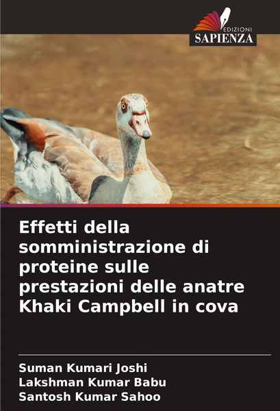 Produktbild: Effetti della somministrazione di proteine sulle prestazioni delle anatre Khaki Campbell in cova