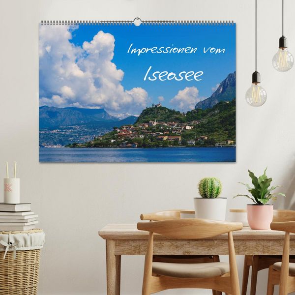 Produktbild: Impressionen vom Iseosee (Wandkalender 2026 DIN A2 quer), CALVENDO Monatskalender