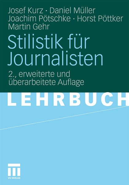 Produktbild: Stilistik f&uuml;r Journalisten