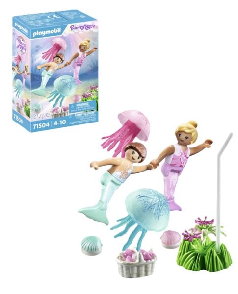 PLAYMOBIL 71504 Meerjungfrauen-Kinder mit Quallen