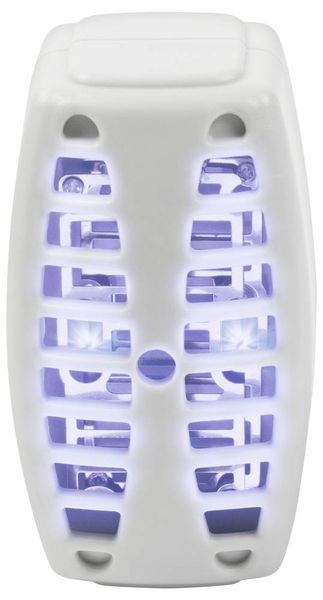 Produktbild: Gardigo UV-Stecker M&uuml;cken-Abwehr UV-Licht, Stromgitter UV-Insektenf&auml;nger 0.7 W (L x B x H) 100 x 100 x 55 mm Wei&szlig; 1 St.