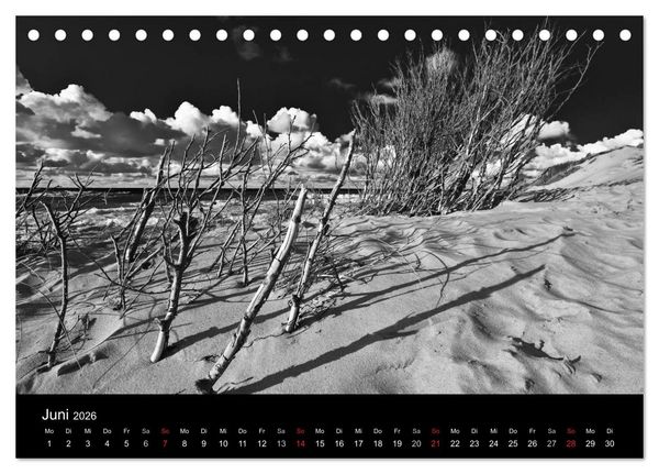 Produktbild: Strandspaziergang an der Ostsee (Tischkalender 2026 DIN A5 quer), CALVENDO Monatskalender