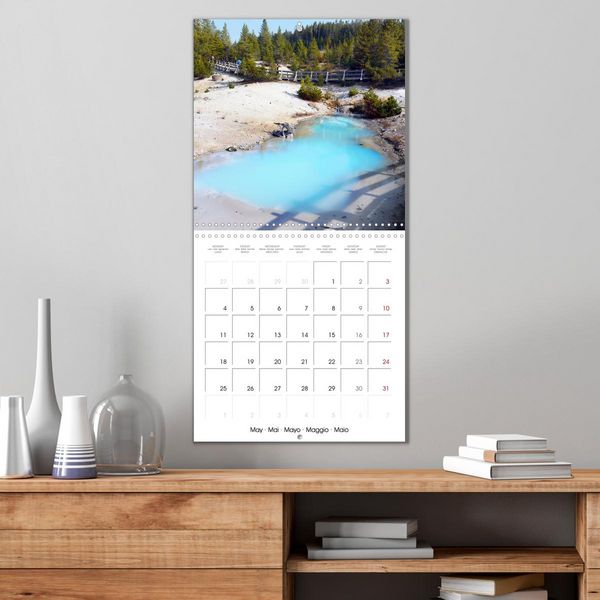 Produktbild: Yellowstone, Hot springs and geysers (Wall Calendar 2026 12 &times; 12 Inch) CALVENDO 12 Month Wall Calendar