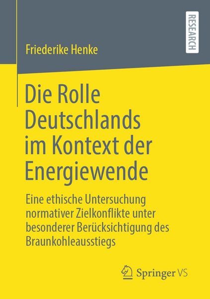 Produktbild: Die Rolle Deutschlands im Kontext der Energiewende