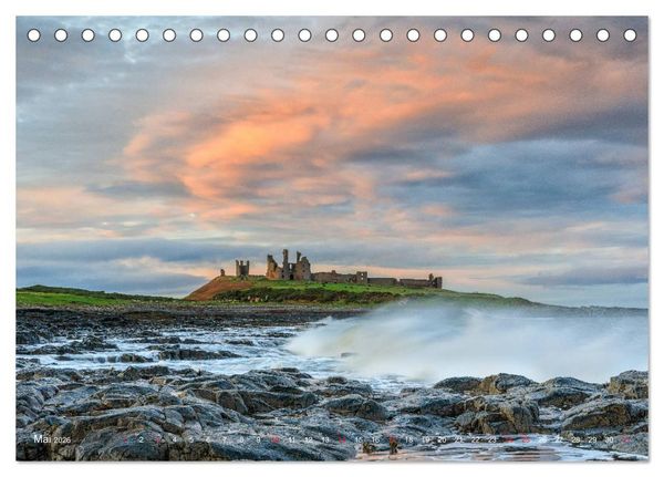 Produktbild: Magisches Northumberland (Tischkalender 2026 DIN A5 quer), CALVENDO Monatskalender
