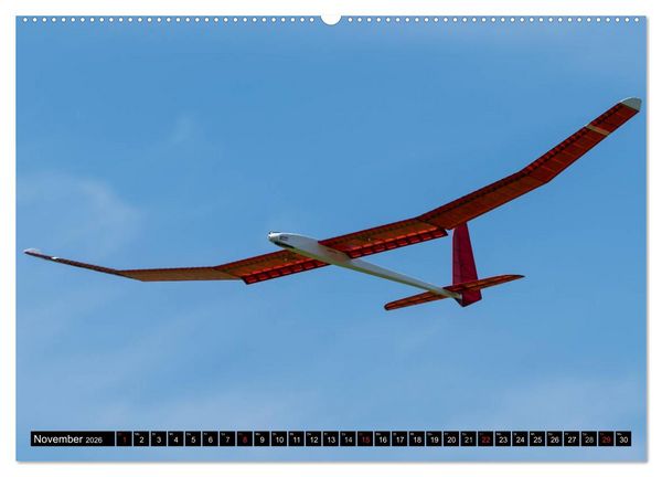 Produktbild: Modellflugkalender 2026 (Wandkalender 2026 DIN A2 quer), CALVENDO Monatskalender