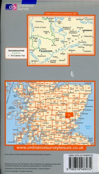 Produktbild: Blairgowrie, Kirriemuir & Glamis 1 : 25 000