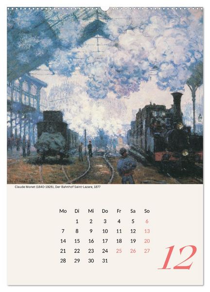 Produktbild: Claude Monet Impressionen 2026 (hochwertiger Premium Wandkalender 2026 DIN A2 hoch), Kunstdruck in Hochglanz