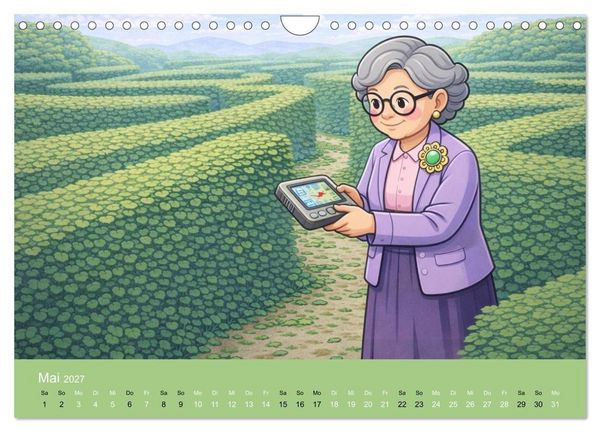 Produktbild: Ich bin noch nicht fertig - Oma Edition (Wandkalender 2027 DIN A4 quer), CALVENDO Monatskalender
