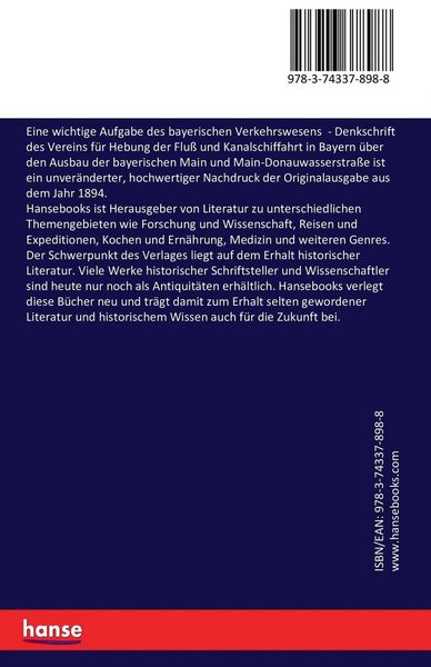 Produktbild: Eine wichtige Aufgabe des bayerischen Verkehrswesens