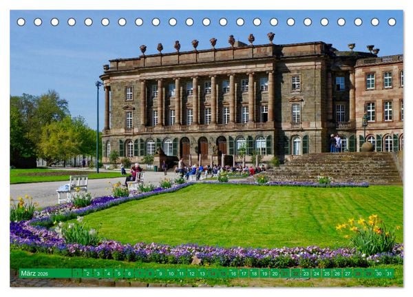 Produktbild: Bad Wilhelmsh&ouml;he Bergpark und Wasserspiele (Tischkalender 2026 DIN A5 quer), CALVENDO Monatskalender