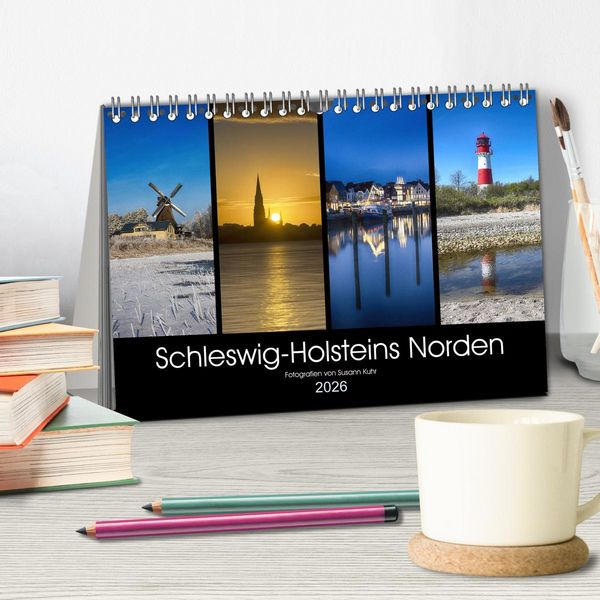 Produktbild: Schleswig-Holsteins Norden (Tischkalender 2026 DIN A5 quer), CALVENDO Monatskalender