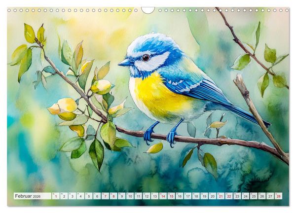 Produktbild: Wildtiere Europas - Farbwelt der heimischen Fauna (Wandkalender 2026 DIN A3 quer), CALVENDO Monatskalender