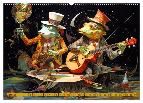 Produktbild: Zirkus Witzig und skurril (Wandkalender 2026 DIN A2 quer), CALVENDO Monatskalender
