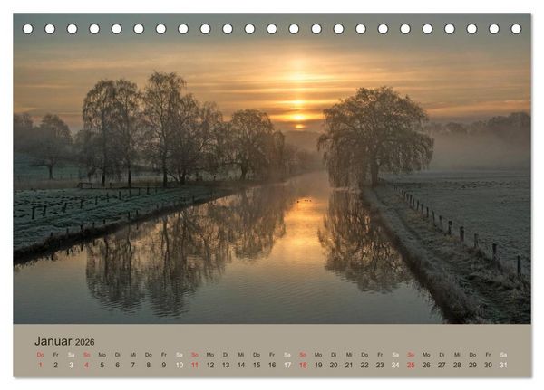Produktbild: Lichtstimmungen im sch&ouml;nen Schleswig Holstein (Tischkalender 2026 DIN A5 quer), CALVENDO Monatskalender