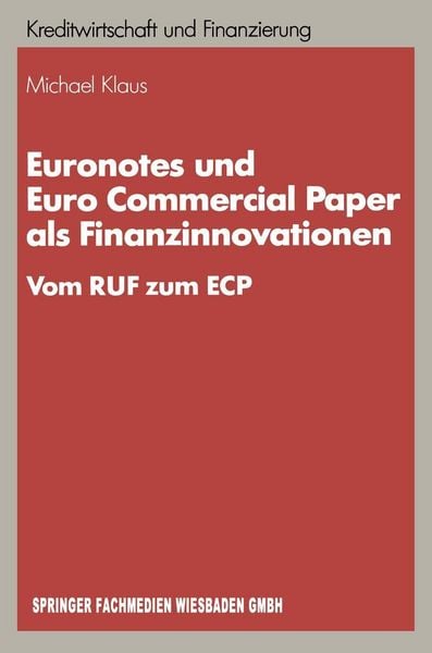 Produktbild: Euronotes und Euro Commercial Paper als Finanzinnovationen