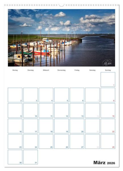 Produktbild: Friesland - Nordseebad Dangast (hochwertiger Premium Wandkalender 2026 DIN A2 hoch), Kunstdruck in Hochglanz