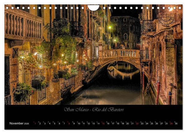 Produktbild: Venedig &ndash; La Serenissima (Wandkalender 2026 DIN A4 quer), CALVENDO Monatskalender