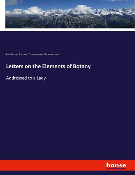 Produktbild: Letters on the Elements of Botany