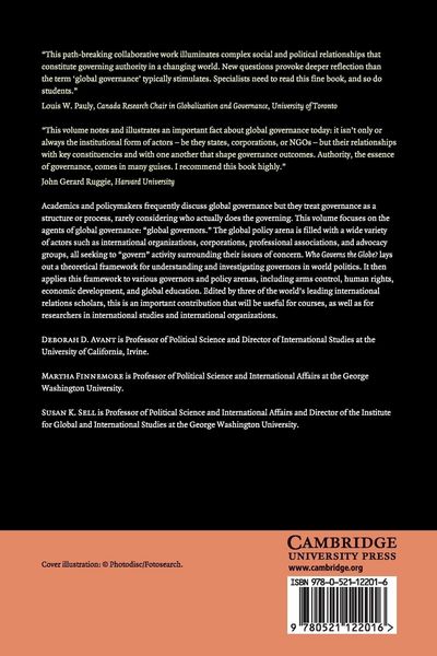 Produktbild: Who Governs the Globe?