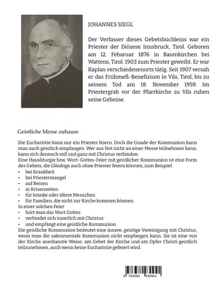 Produktbild: Geistliche Messe zuhause